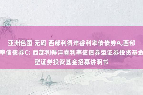 亚洲色图 无码 西部利得沣睿利率债债券A,西部利得沣睿利率债债券C: 西部利得沣睿利率债债券型证券投资基金招募讲明书