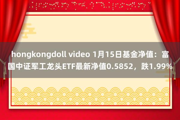 hongkongdoll video 1月15日基金净值：富国中证军工龙头ETF最新净值0.5852，跌1.99%